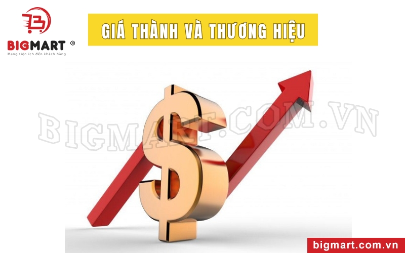 Cân nhắc giá thành sản phẩm và thương hiệu