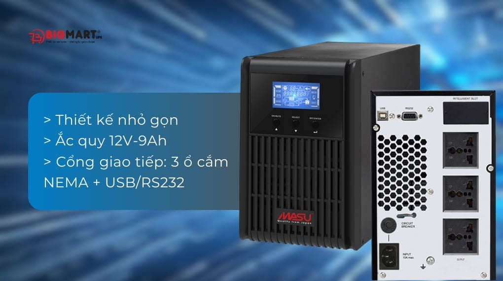 Điểm độc đáo của bộ lưu điện MS-1K LCD