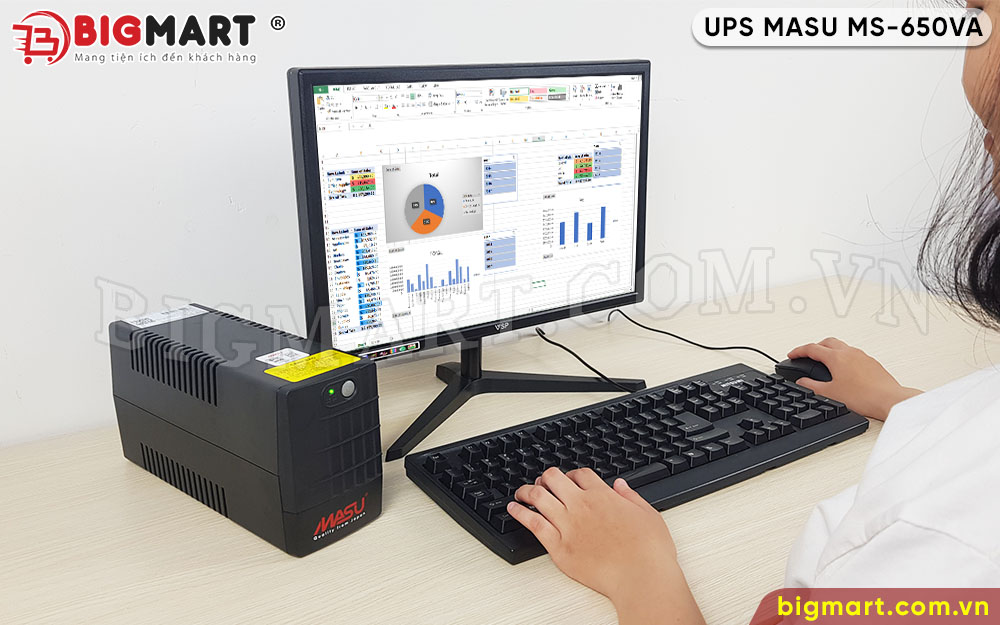 MASU MS-650VA tương thích sử dung với máy tính PC