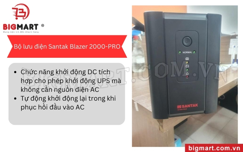 Santak Blazer 2000-PRO mang lại sự tiện lợi cho bạn