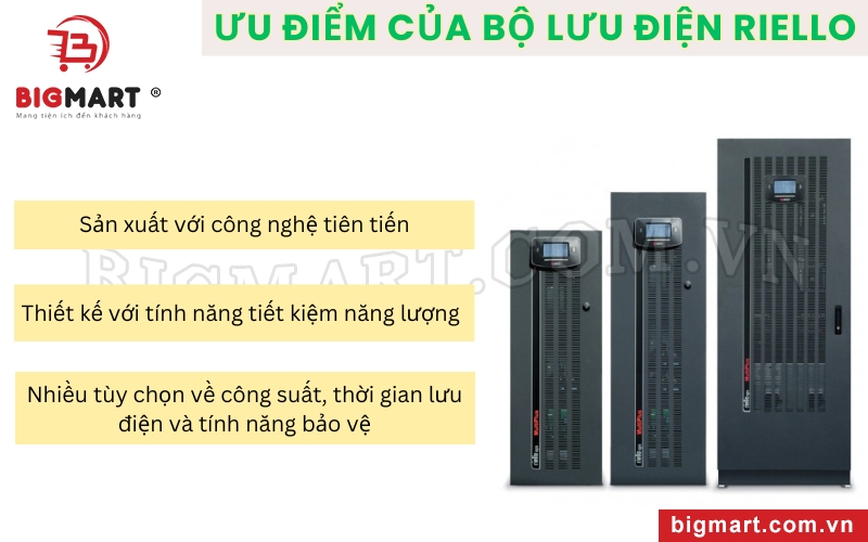 Ưu điểm vượt trội của bộ lưu điện Riello