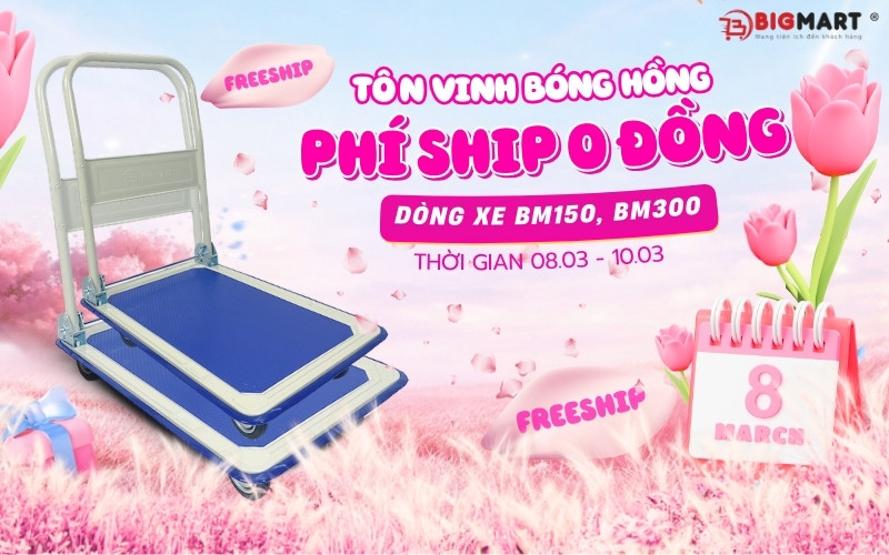 banner khuyến mãi xe đẩy hàng