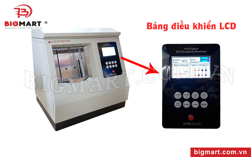 Bảng điều khiển LCD của máy bó tiền MASU RJ-2022