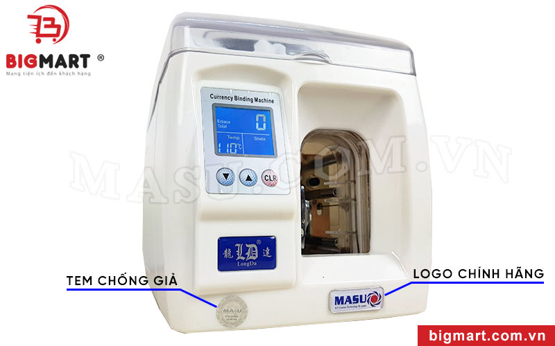 nhận biết máy bó tiền MASU ZB-100 chính hãng