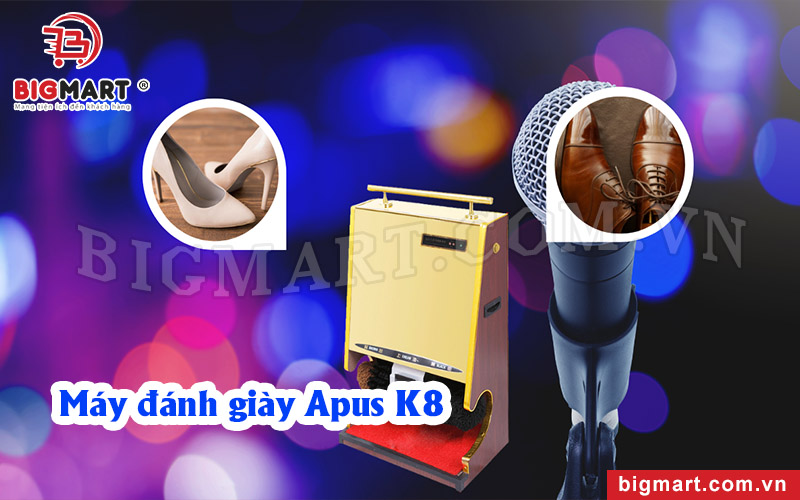 Máy đánh giày cao cấp Apus K8 dành cho Karaoke