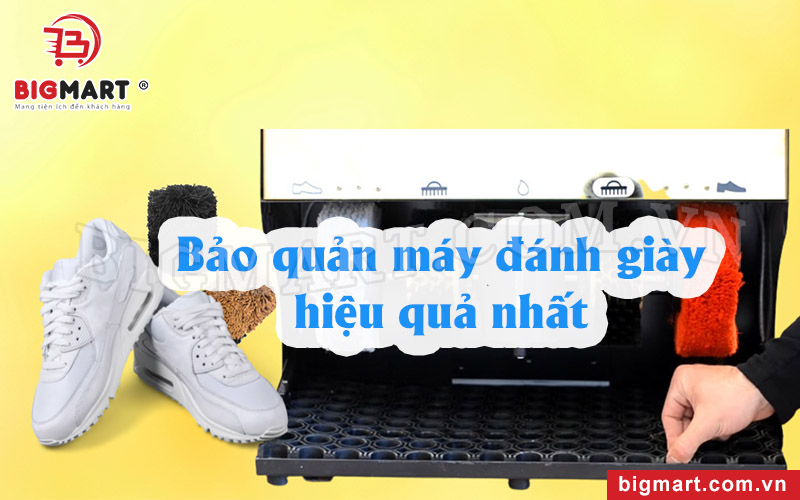 Bảo quản máy đánh giày đúng cách