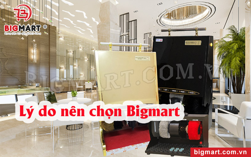 Lý do nên chọn Bigmart là nhà cung cấp máy đánh giày tại TPHCM