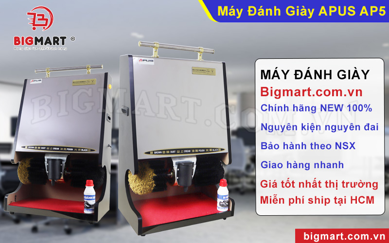 Mua máy đánh giày APUS AP5 Silver chính hãng tại Bigmart