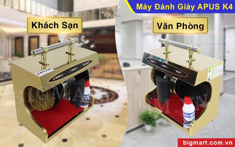 Máy đánh giày dùng cho gia đình, phòng ở khách sạn