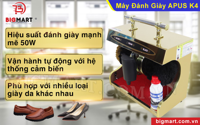 Máy đánh giày Kid Apus K4