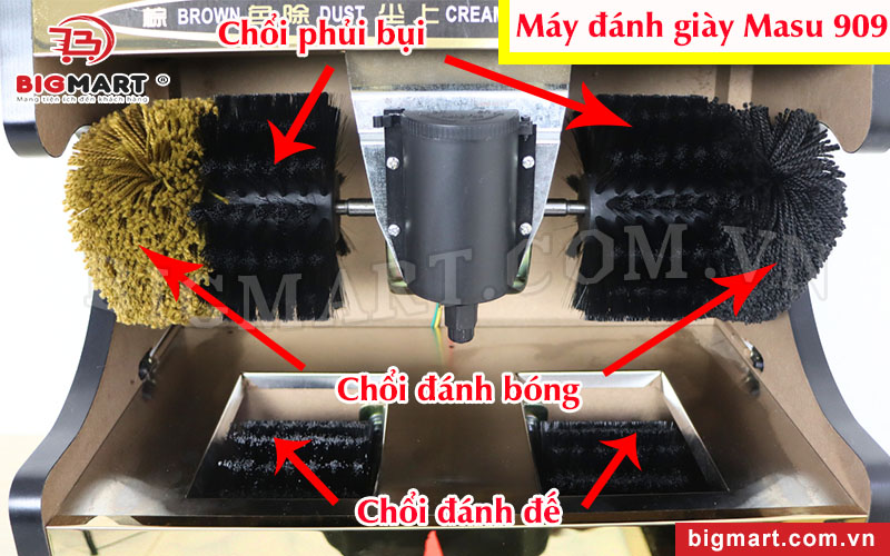 Bộ phận chổi máy đánh giày Masu 909