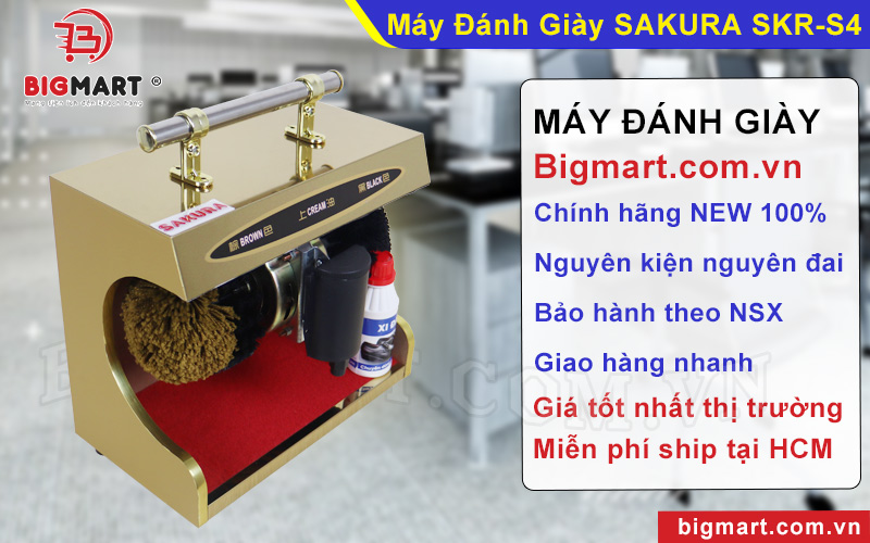 Mua máy đánh giày Sakura SKR-S4 chính hãng tại Bigmart