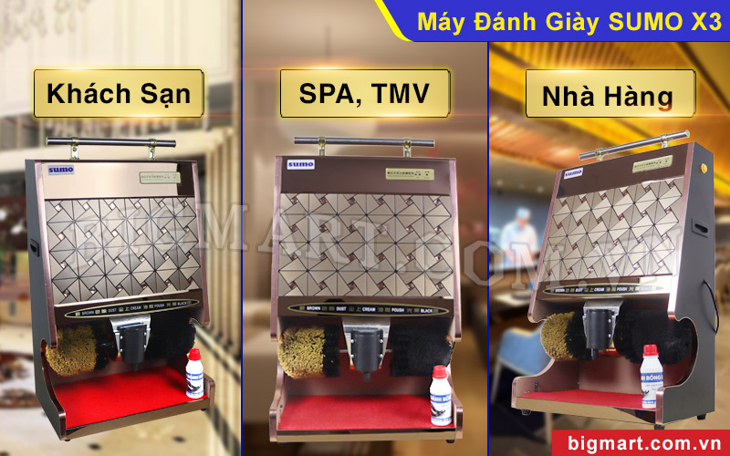 Máy đánh giày phù hợp sử dụng trong nhà hàng, khách sạn, spa, thẩm mỹ viện