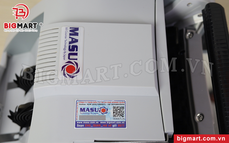 Nhận biết máy đếm tiền Masu 888 chính hãng