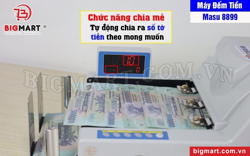 Chức năng chia mẻ (chia số tờ)