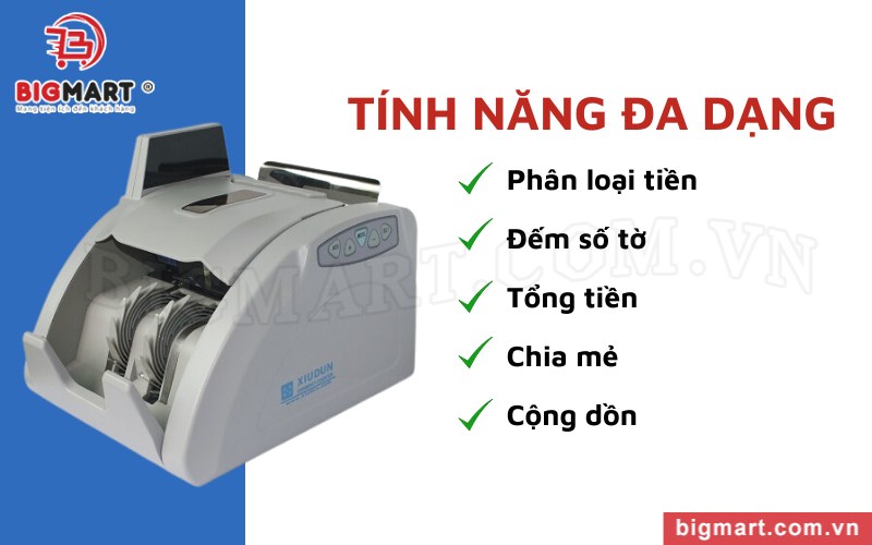 Xiudun 8000 sở hữu các chức năng hiện đại, tiện ích