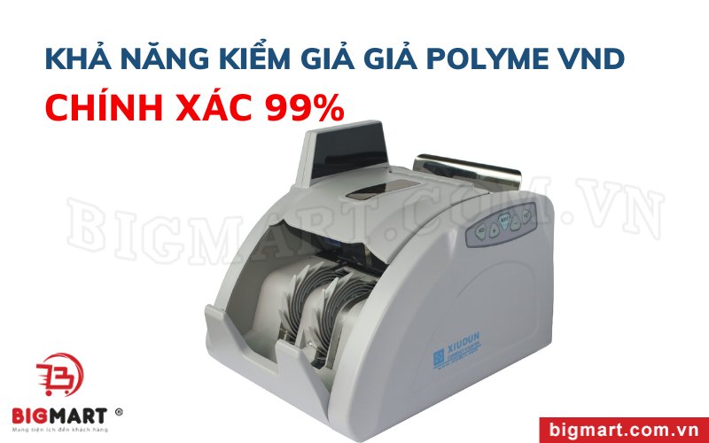 Máy đếm tiền Xiudun 2500 có khả năng kiểm giả