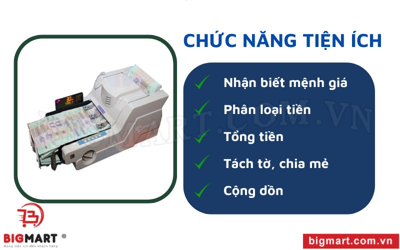 máy đếm tiền Xiudun còn nghiên cứu và tích hợp thêm nhiều tính năng