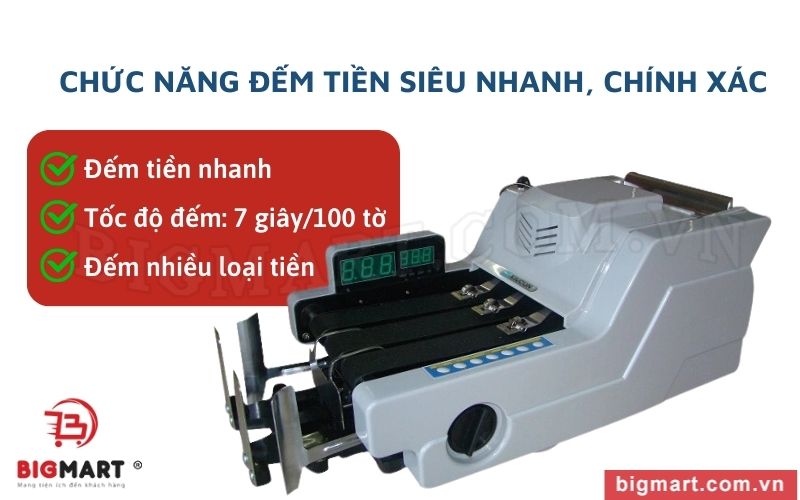 Máy đếm tiền Xiudun 668E có thể đếm tiền nhanh chóng, chính xác