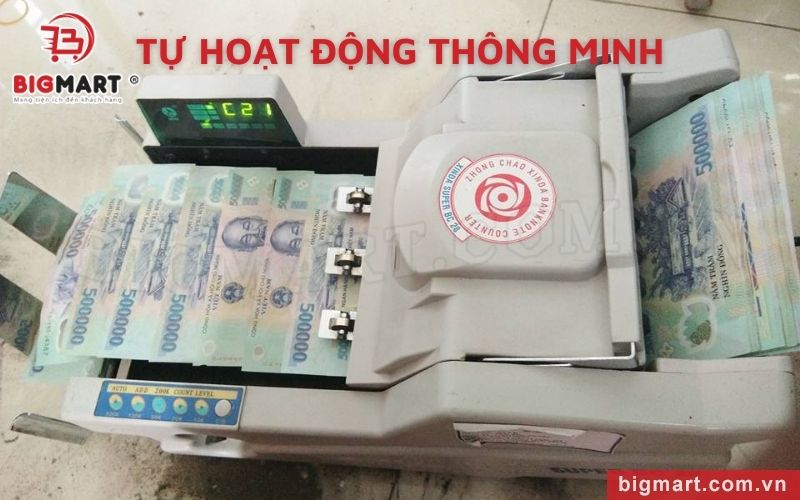 Máy được thiết kế có thể tự động hoạt động thông minh