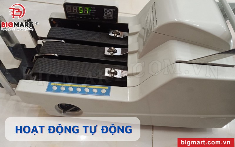 Máy đếm tiền Xiudun 2010A hoạt động tự động thông minh