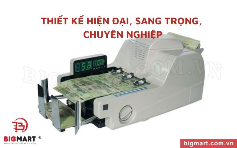 Máy đếm tiền cao cấp Xiudun có thiết kế với bề ngoài đơn giản, nhưng vẫn vô cùng hiện đại.