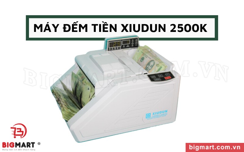 Máy đếm tiền Xiudun 2500K 