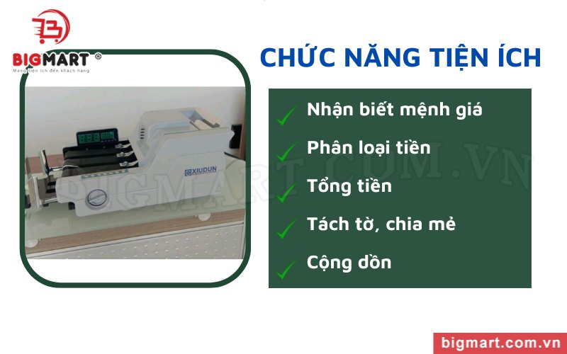 Máy đếm tiền Xiudun 618 phát triển thêm nhiều chức năng khác 