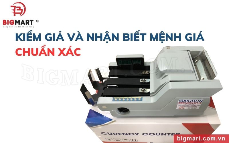 Xiudun 6688W là dòng máy đếm tiền phân biệt tiền giả và kiểm tra tiền khác loại vô cùng chính xác