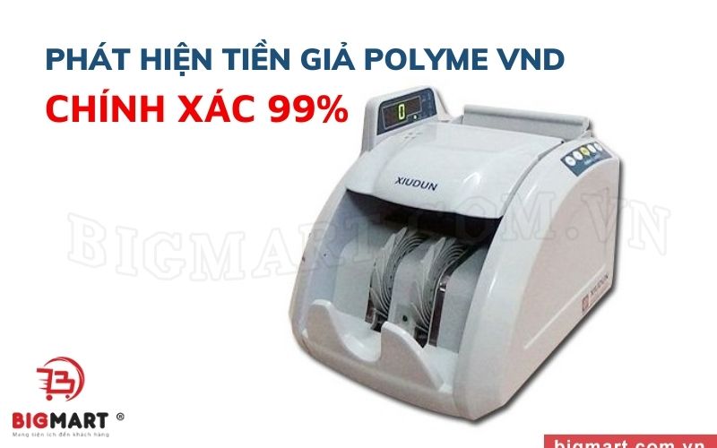 Máy đếm tiền Xiudun 9000 kiểm được tiền giả và tiền siêu giả