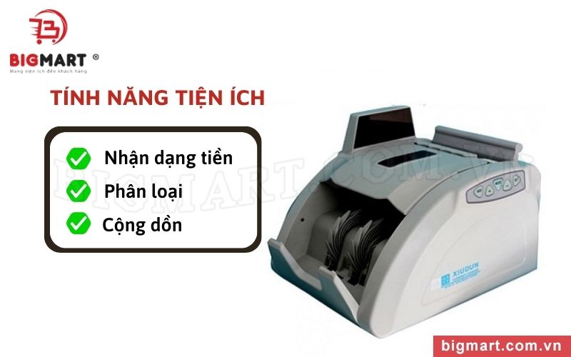 Xiudun 9500 được tích hợp với nhiều chức năng tiện ích