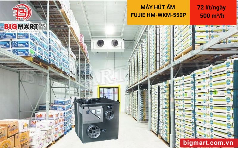 ứng dung của Máy hút ẩm rotor FujiE HM-WKM-550P