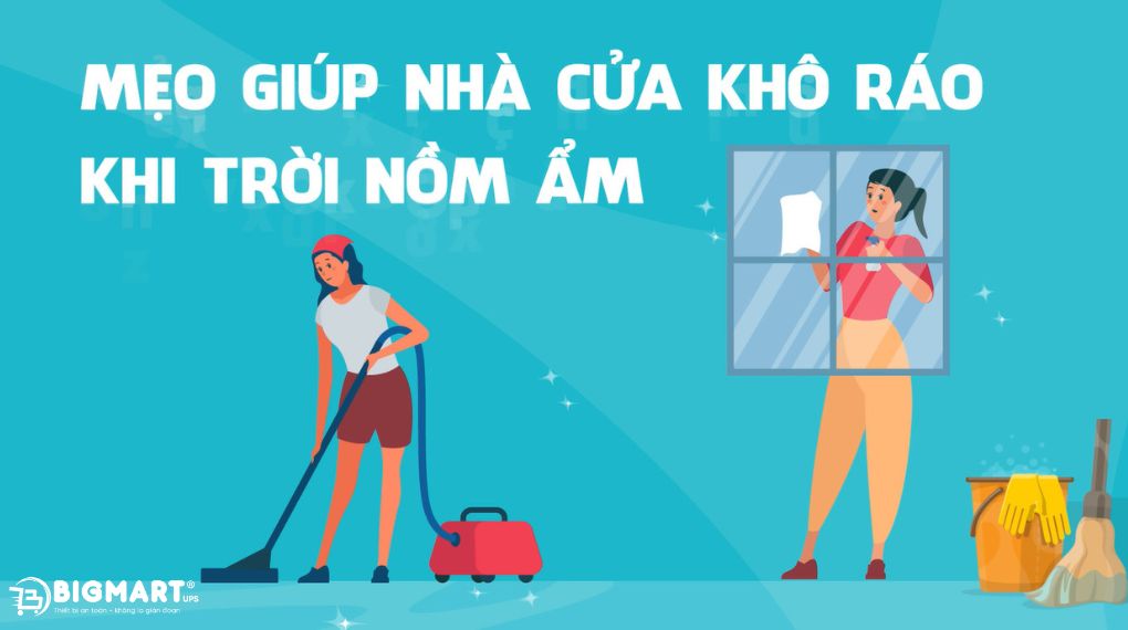 Mẹo chống nồm ẩm hiệu quả tại nhà
