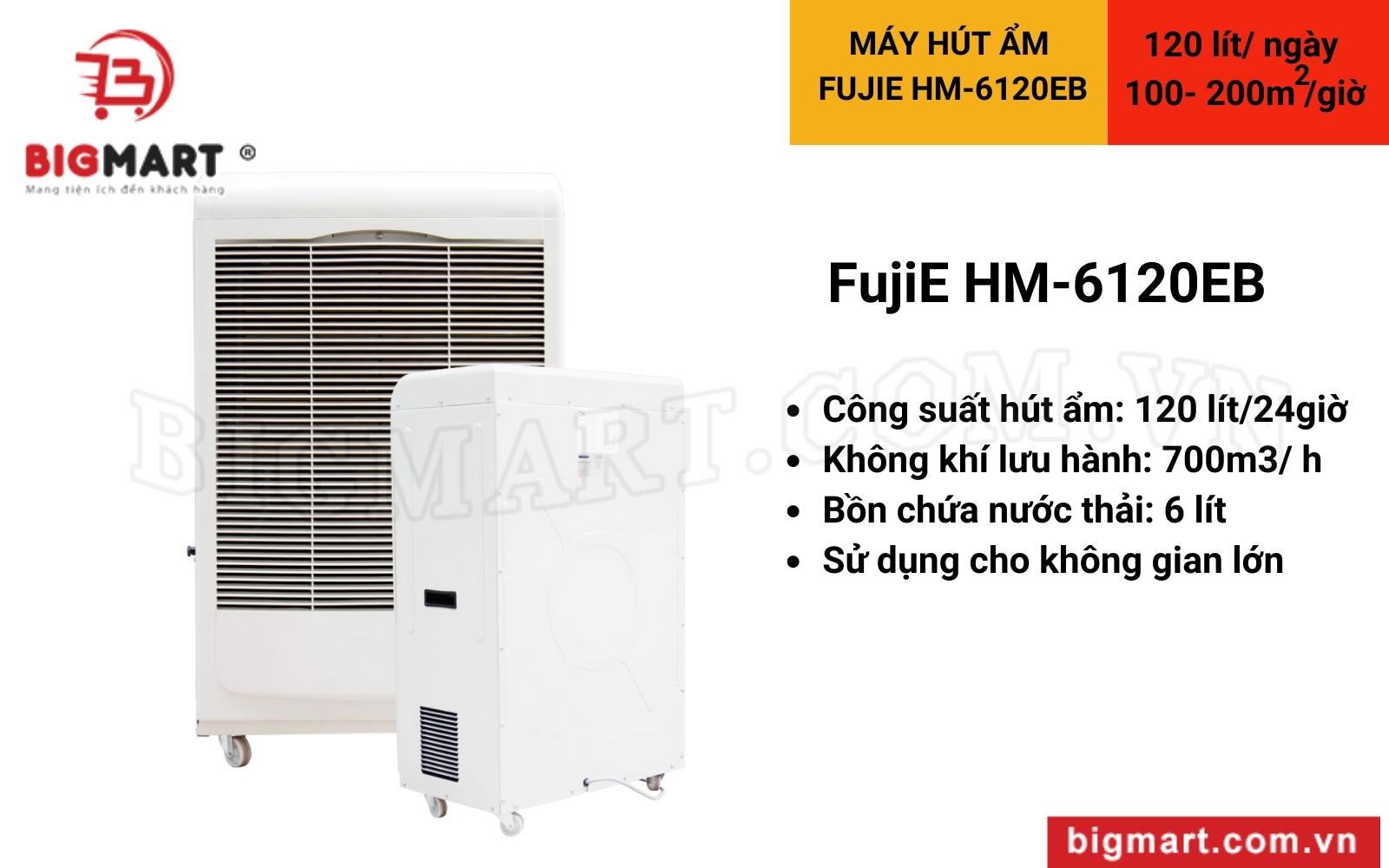 Máy hút ẩm công nghiệp FujiE HM-6120EB