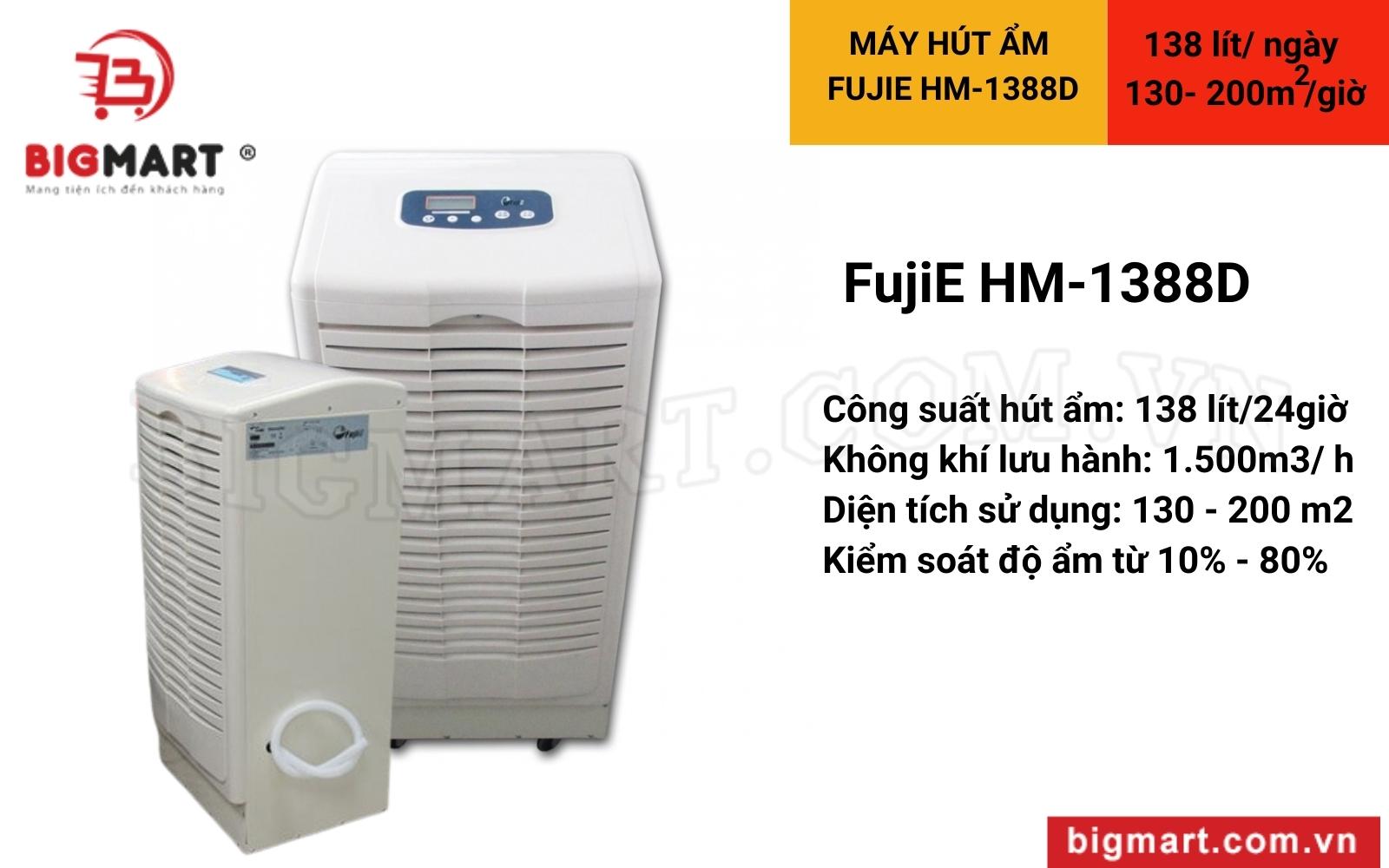 Máy hút ẩm công nghiệp FujiE HM-1388D