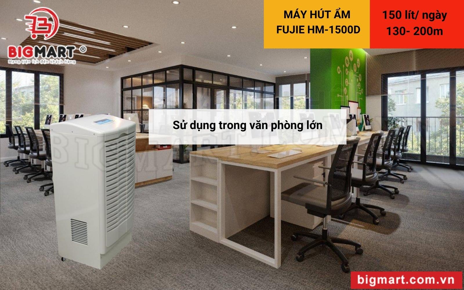 công dụng Máy hút ẩm công nghiệp FujiE HM-1500D