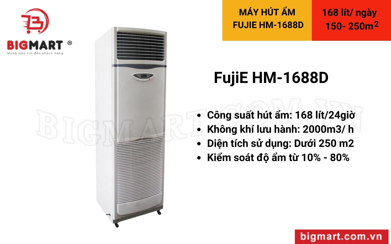 Máy hút ẩm công nghiệp FujiE HM-1688D