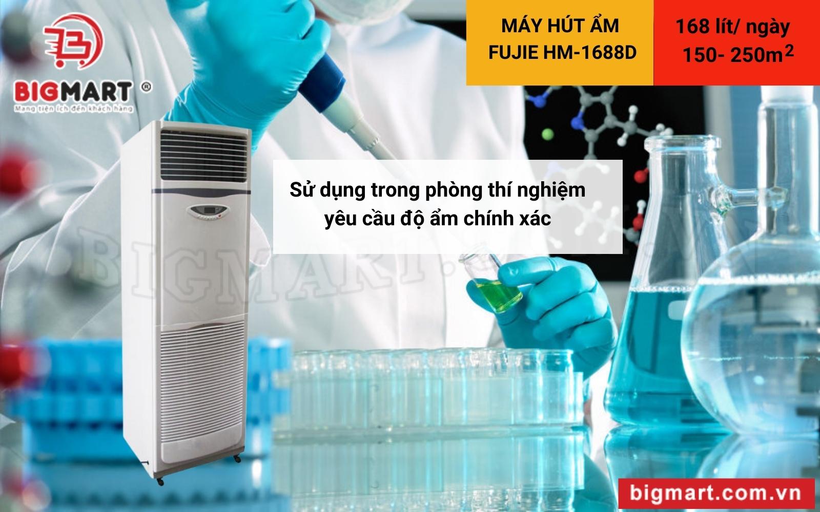 Máy hút ẩm công nghiệp FujiE HM-1688D trogn công nghiệp