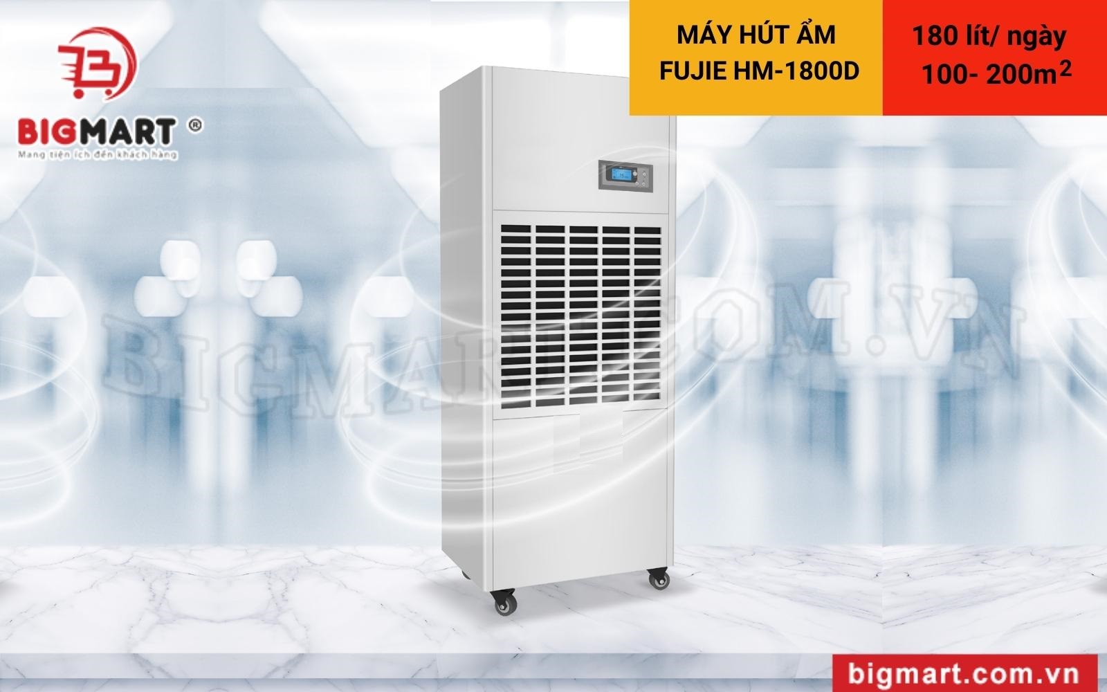 Máy hút ẩm công nghiệp FujiE HM-1800D nguyên lý