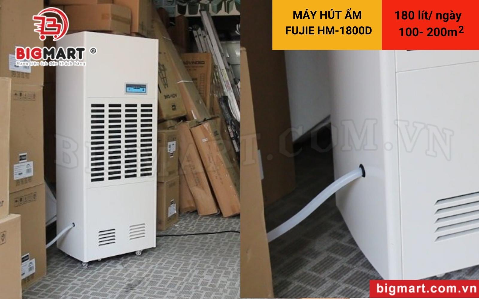 Máy hút ẩm công nghiệp FujiE HM-1800D 2