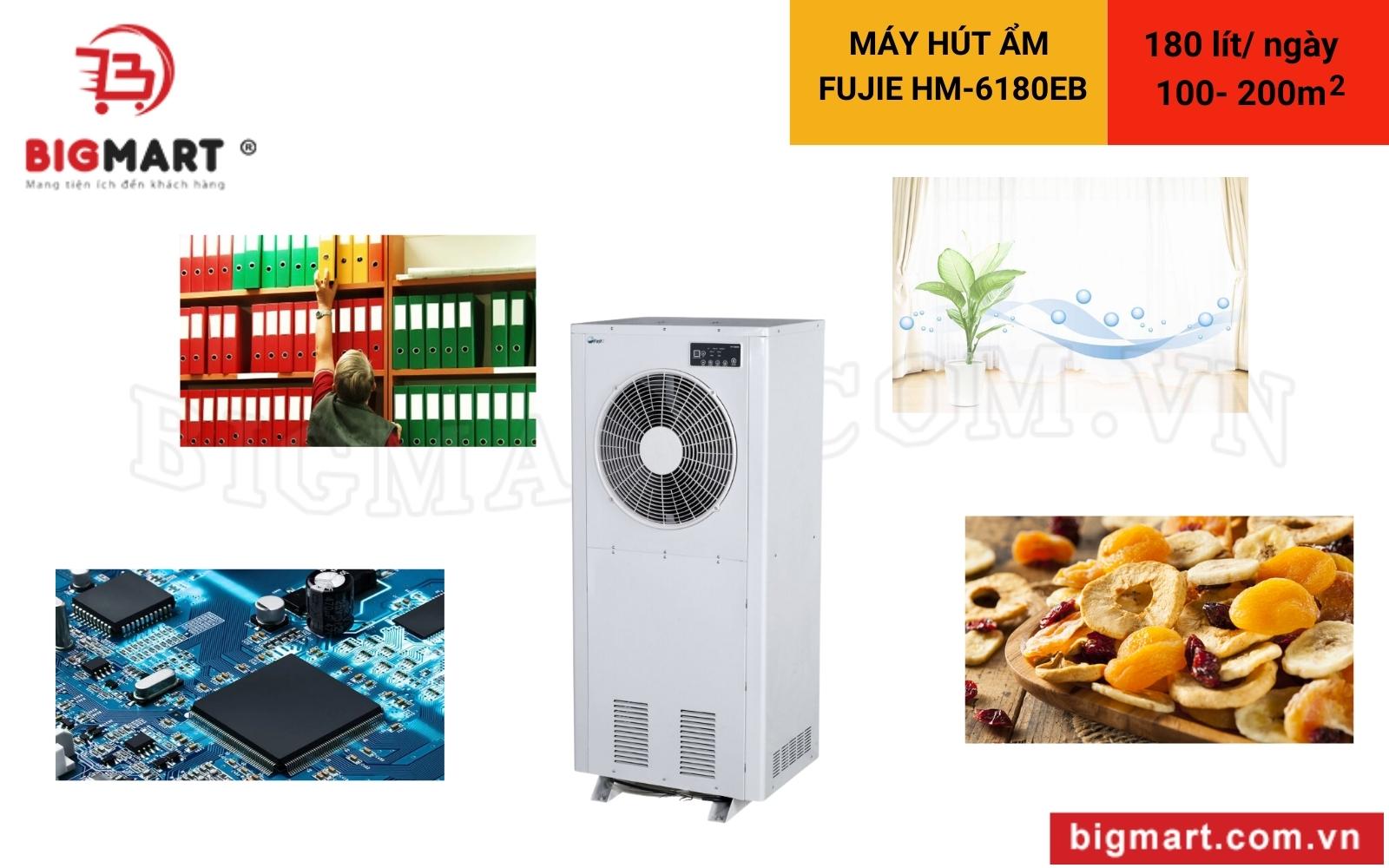 ứng dụng Máy hút ẩm công nghiệp FujiE HM-6180EB