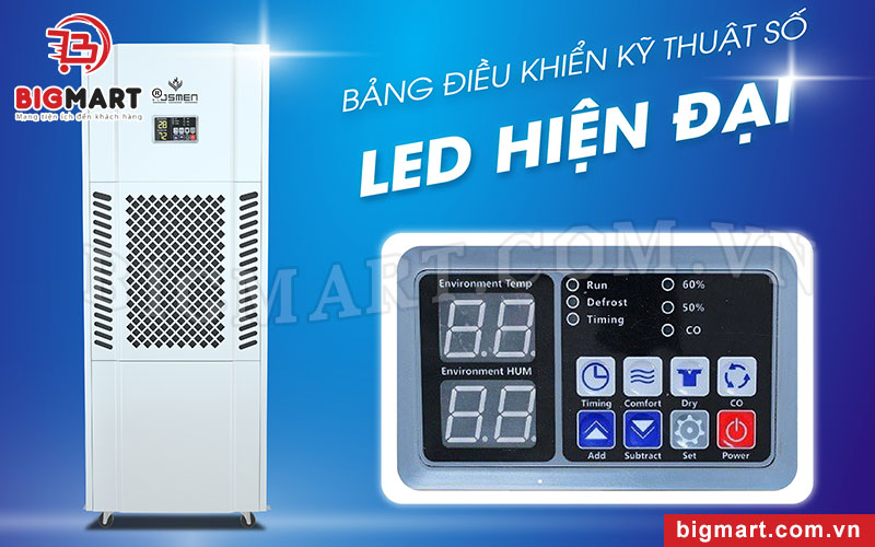 bảng điều khiển LED kiểm soát độ ẩm dễ dàng