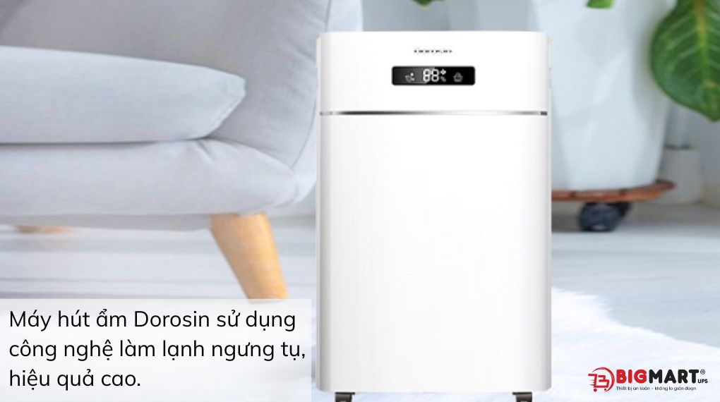 máy hút ẩm dorosin có tốt không hiệu quả hút ẩm tốt