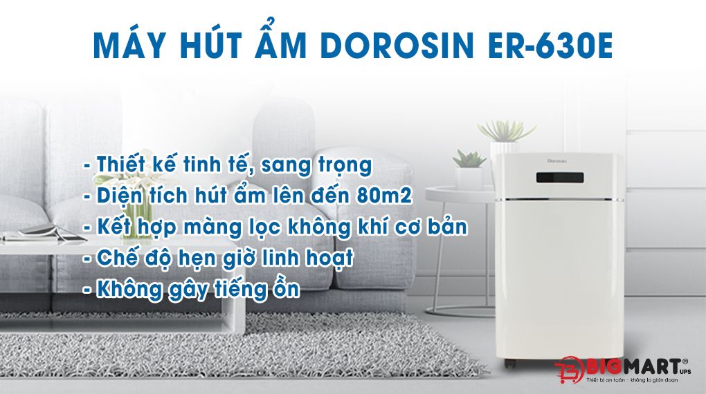 máy hút ẩm gia đình dorosin