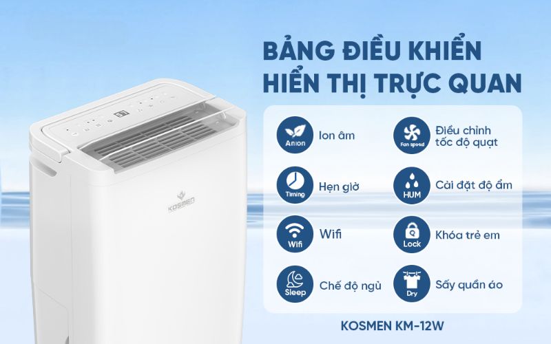 Máy hút ẩm Kosmen KM-12W