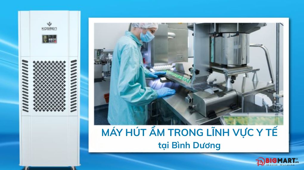 máy hút ẩm tại Bình Dương trong ngành y tế