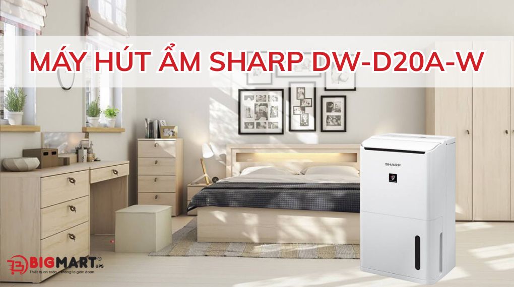 máy hút ẩm sharp DW-D20A-W