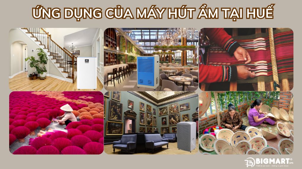 Ứng dụng của máy hút ẩm công nghiệp tại Huế