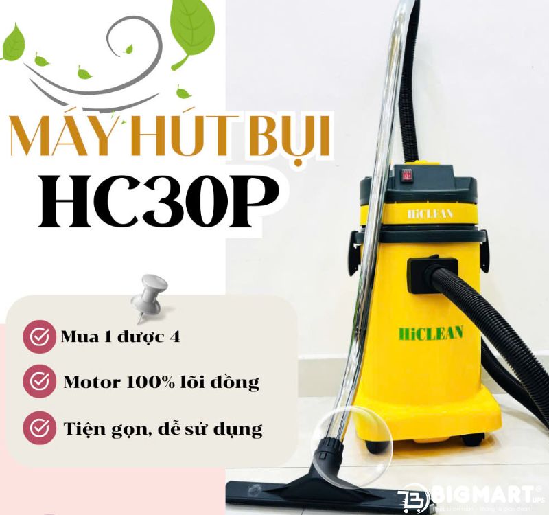 Máy hút bụi văn phòng HiClean HC30P