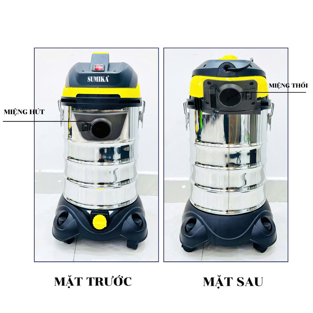 Thùng chứa dung tích 30L với 2 đầu hút, thổi